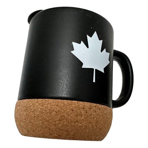 Ebay Coffee Mug Ebay Canada Seller Swag Lot 2 Black Ceramic Cork w Lids New - Picture 9 of 13